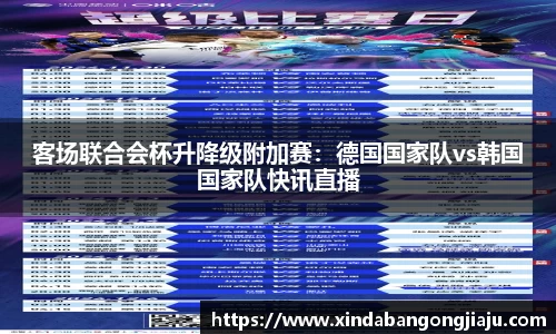 客场联合会杯升降级附加赛：德国国家队vs韩国国家队快讯直播