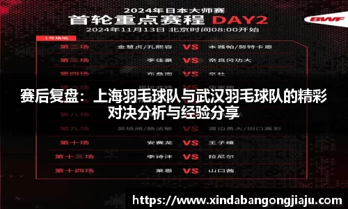 赛后复盘：上海羽毛球队与武汉羽毛球队的精彩对决分析与经验分享